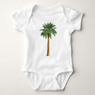 Wellcoda Palm Springs-Feiertags-Sommer-Spaß Baby Strampler