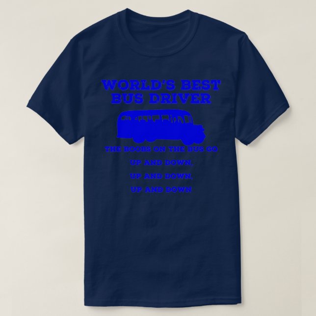 Wellds Best Bus Driver Classic TShirt (Design vorne)