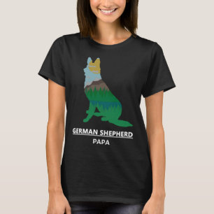 Wellds Best German Shepherd Papa T-Shirt