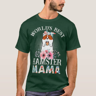 Wellds Best Hamster Mama Floral T-Shirt