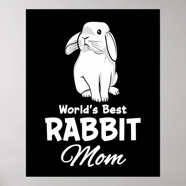 Wellds Best Rabbit Mama Bunny Mother Poster (Vorne)