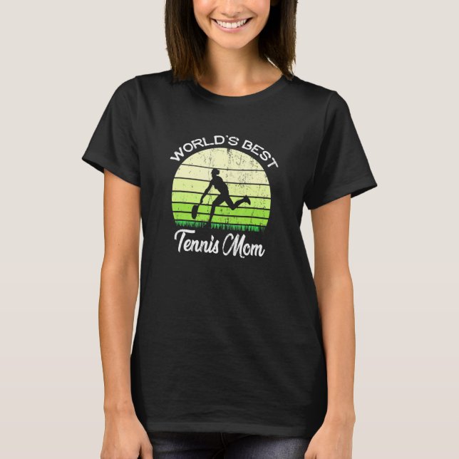 Wellds Best Tennis Mama Tennis T-Shirt (Vorderseite)