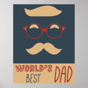 Wellds Best Vater Vintage Poster