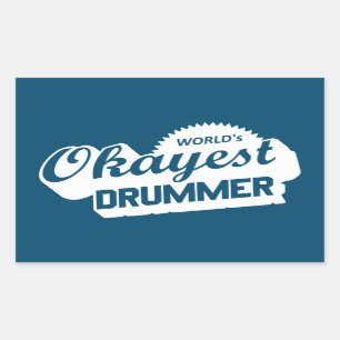 Wellds Tokest Drummer Rechteckiger Aufkleber