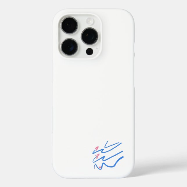 Welle 01 Case-Mate iPhone hülle (Rückseite)