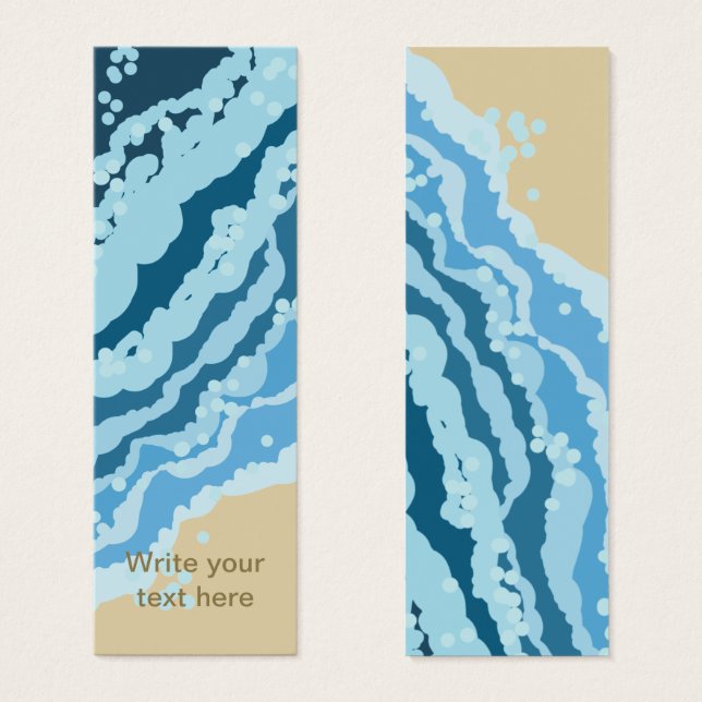 Welle auf Sand Abstrakt (Vorne & Hinten)