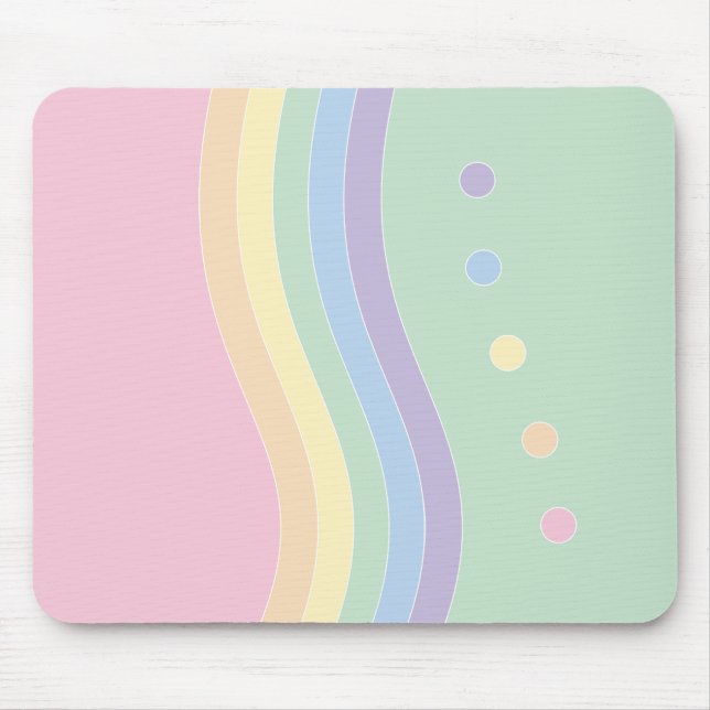 Welle der Freude (Fluss) Mousepad (Vorne)
