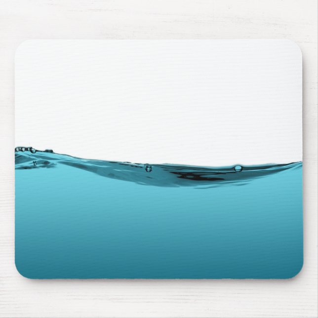 Welle des blauen Wassers (TBA) Mousepad (Vorne)