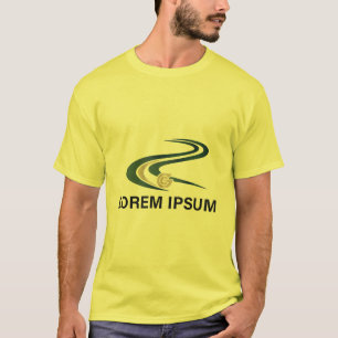 Welle G Buchstabe Moderne Strömung Minimalistische T-Shirt