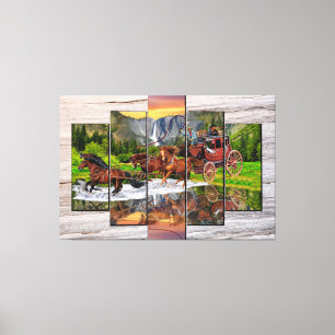 WELLE LANDWIRTSCHAFT LEINWANDDRUCK