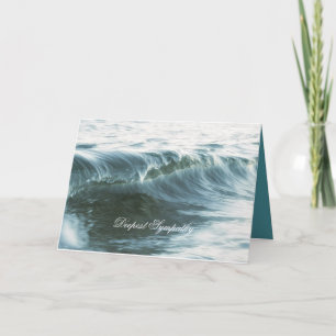 Welle von Beileid  Karte