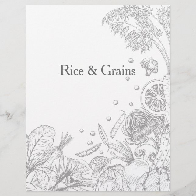 Welle von Veggies Grau - Art (Vorderseite)