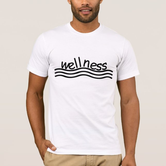 Welle von Wellness T-Shirt (Vorderseite)
