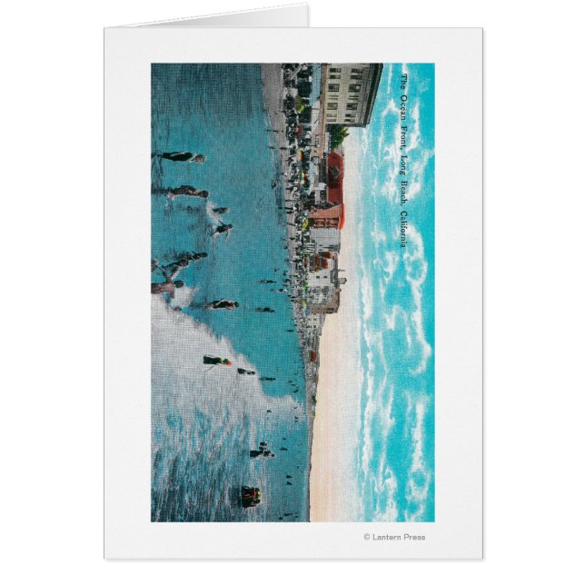Wellen am Ocean BeachLong Beach, CA (Vorne)