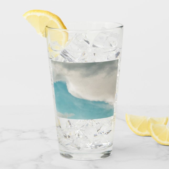 Wellen auf allen Wegen Glas (Vorderseite Ice)