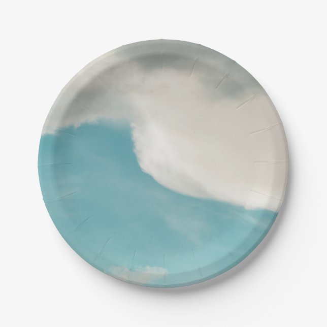 Wellen auf allen Wegen Pappteller (Vorderseite)