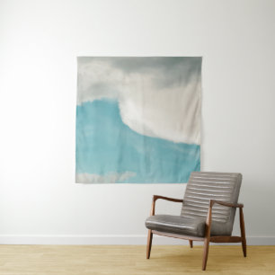 Wellen auf allen Wegen Wandteppich