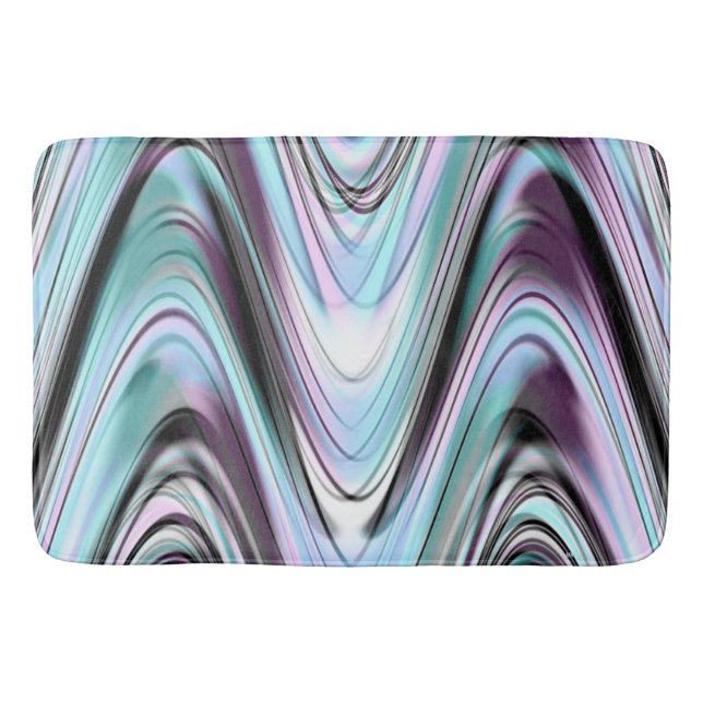 Wellen....... Badematte (Vorderseite)