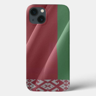 Wellen der Flagge von Belarus - Case-Mate iPhone Hülle