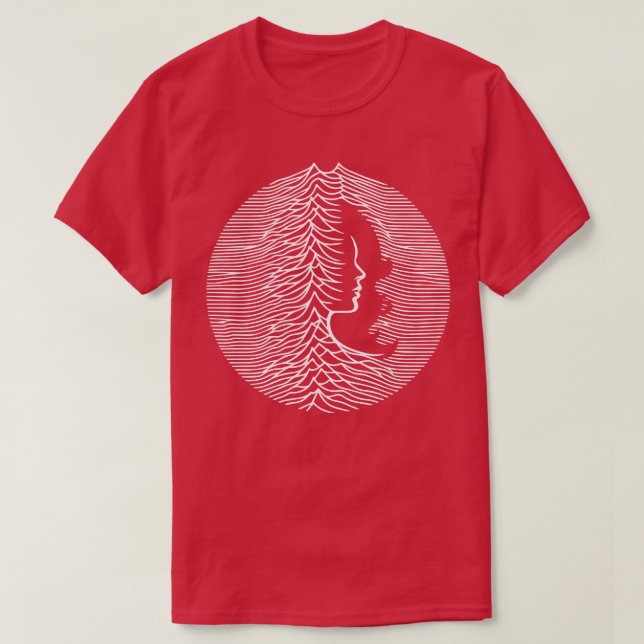 Wellen der Frau T-Shirt (Design vorne)