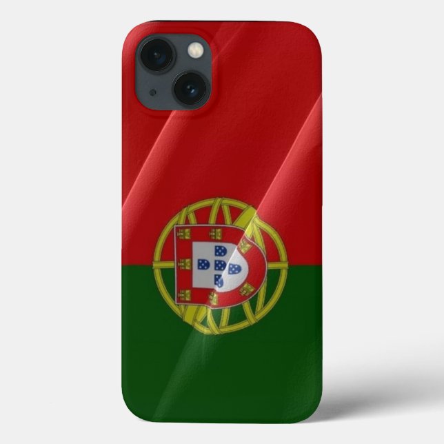 Wellen der portugiesischen Flagge - Case-Mate iPhone Hülle (Rückseite)