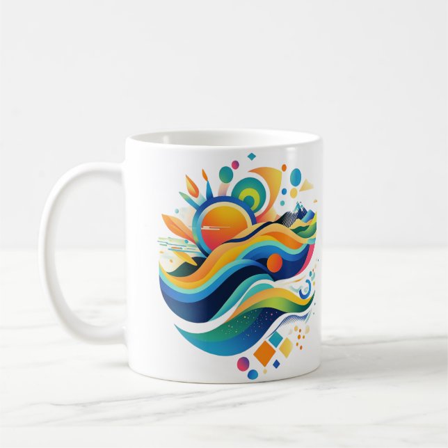 Wellen der Tasse des Lebens (Links)