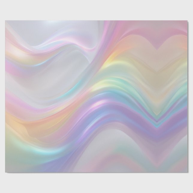 Wellen des Lichts Geschenkpapier (Flach)