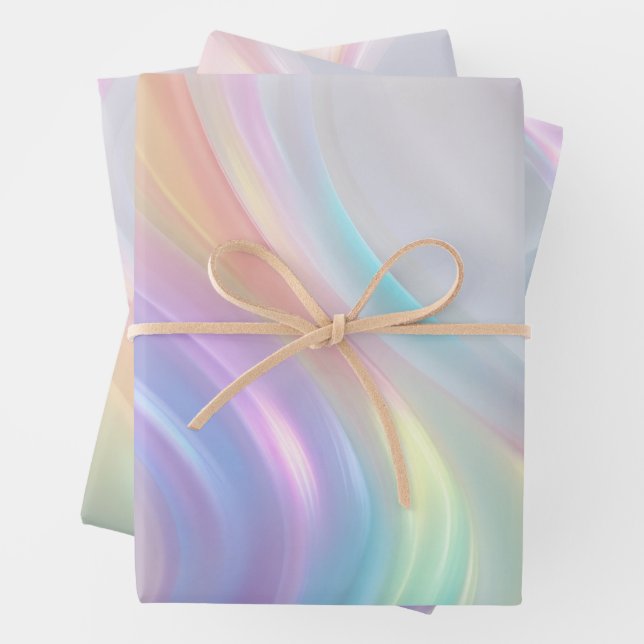 Wellen des Lichts Geschenkpapier Set (Beispiel)
