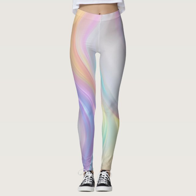 Wellen des Lichts Leggings (Vorderseite)
