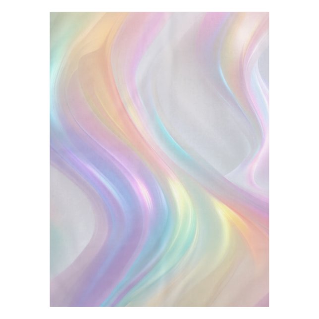 Wellen des Lichts Tischdecke (Vorderseite)