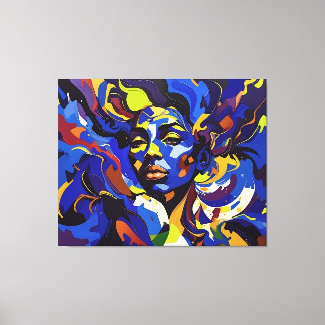 Wellen des Selbst Leinwanddruck (Vorderseite)