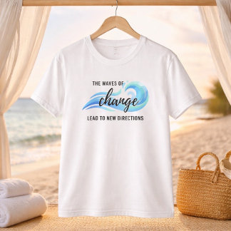 Wellen des Wandels Inspirierendes T-Shirt Tri-Blend Shirt