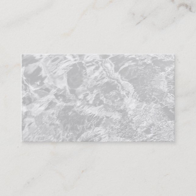 Wellen G-Visitenkartehintergrund Visitenkarte (Vorderseite)