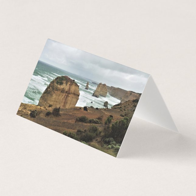 Wellen gegen die Zeit - Great Ocean Road Card (Vorderseite)