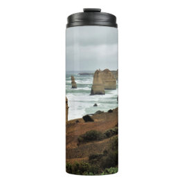 Wellen gegen die Zeit - Great Ocean Road Thermosbecher