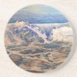 Wellen Getränkeuntersetzer