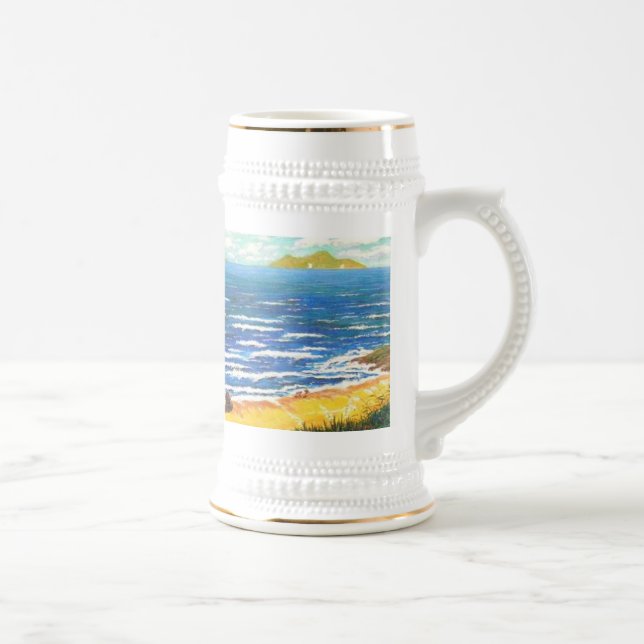 Wellen haben Bewusstsein Bierglas (Rechts)
