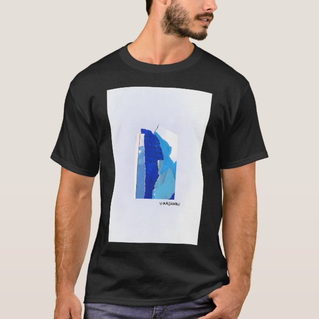 Wellen-Himmel Fisch T-Shirt (Vorderseite)