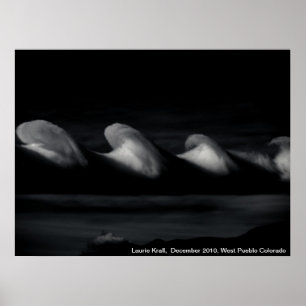 Wellen im Himmel Poster