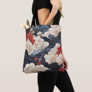 Wellen im Ukiyo-e-Stil