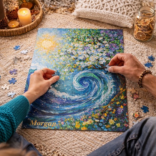 Wellen | Impressionismus Malerei Puzzle (Von Creator hochgeladen)