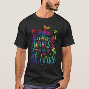Wellen in 4. Klasse Mermaid zurück zur Schule T T-Shirt