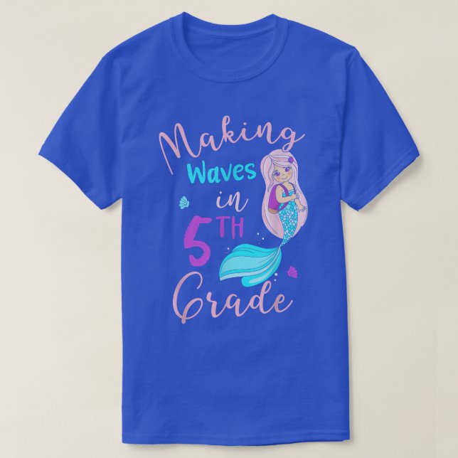 Wellen in der 5. T-Shirt (Design vorne)