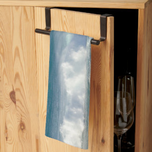 Wellen in Maui, Landschaftsfotografie von Hawaii Geschirrtuch