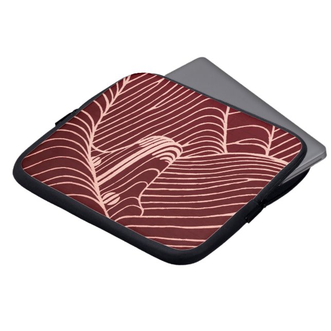 Wellen innerhalb laptopschutzhülle (Vorne Oben)