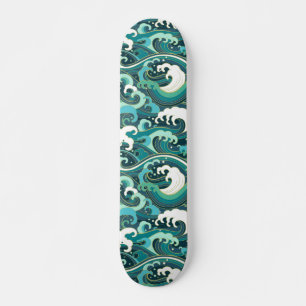 Wellen japanischen Stils Skateboard