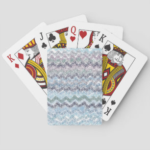 Wellen Meeresstreifen Streifen Playing Cards Spielkarten