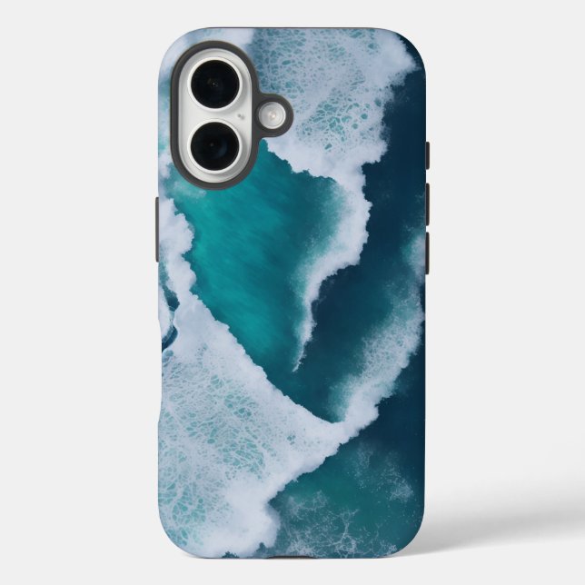 Wellen mitten im Meer Case-Mate iPhone Hülle (Rückseite)