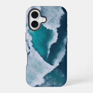 Wellen mitten im Meer iPhone 16 Hülle