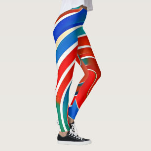 Wellen-Muster #02 Leggings